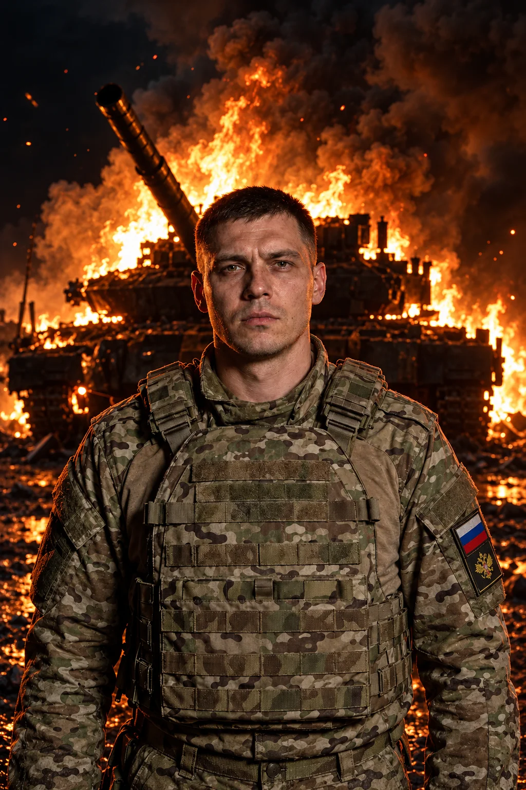 Готовый военный портрет