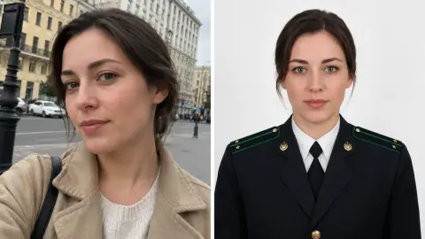 Фото на документы в деловом костюме из обычного снимка_5