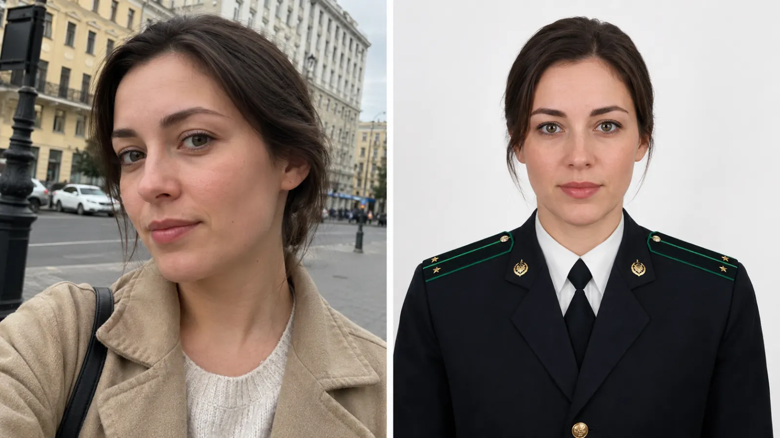 Фото военнослужащего ВС РФ в офисной форме на документы (вариант 7)
