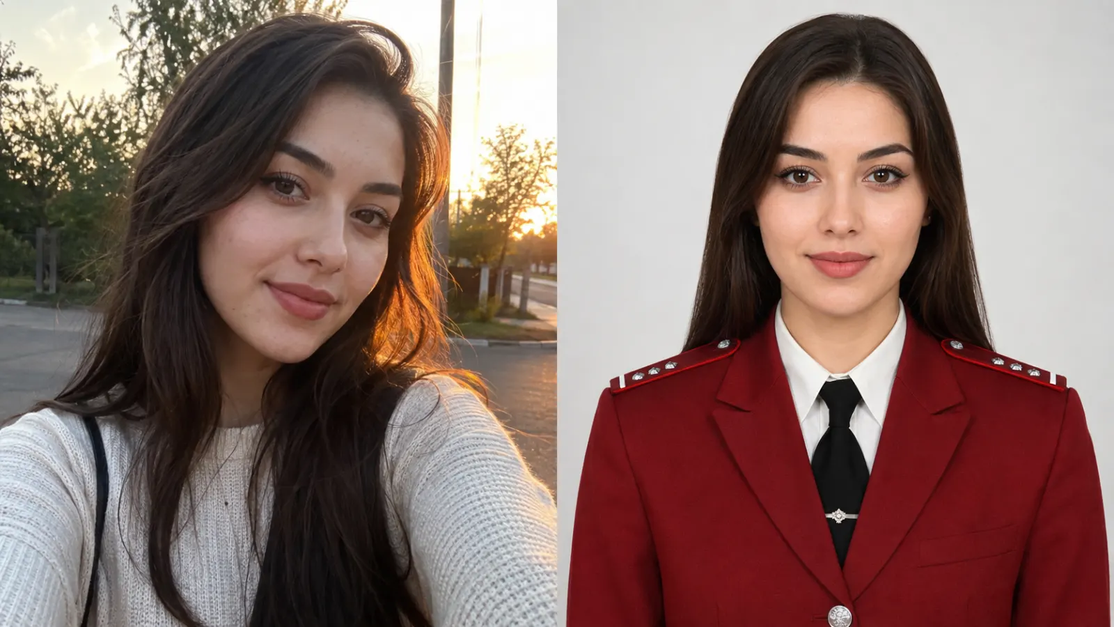 Иллюстрация услуги: Фото военнослужащего ВС РФ в офисной форме на документы
