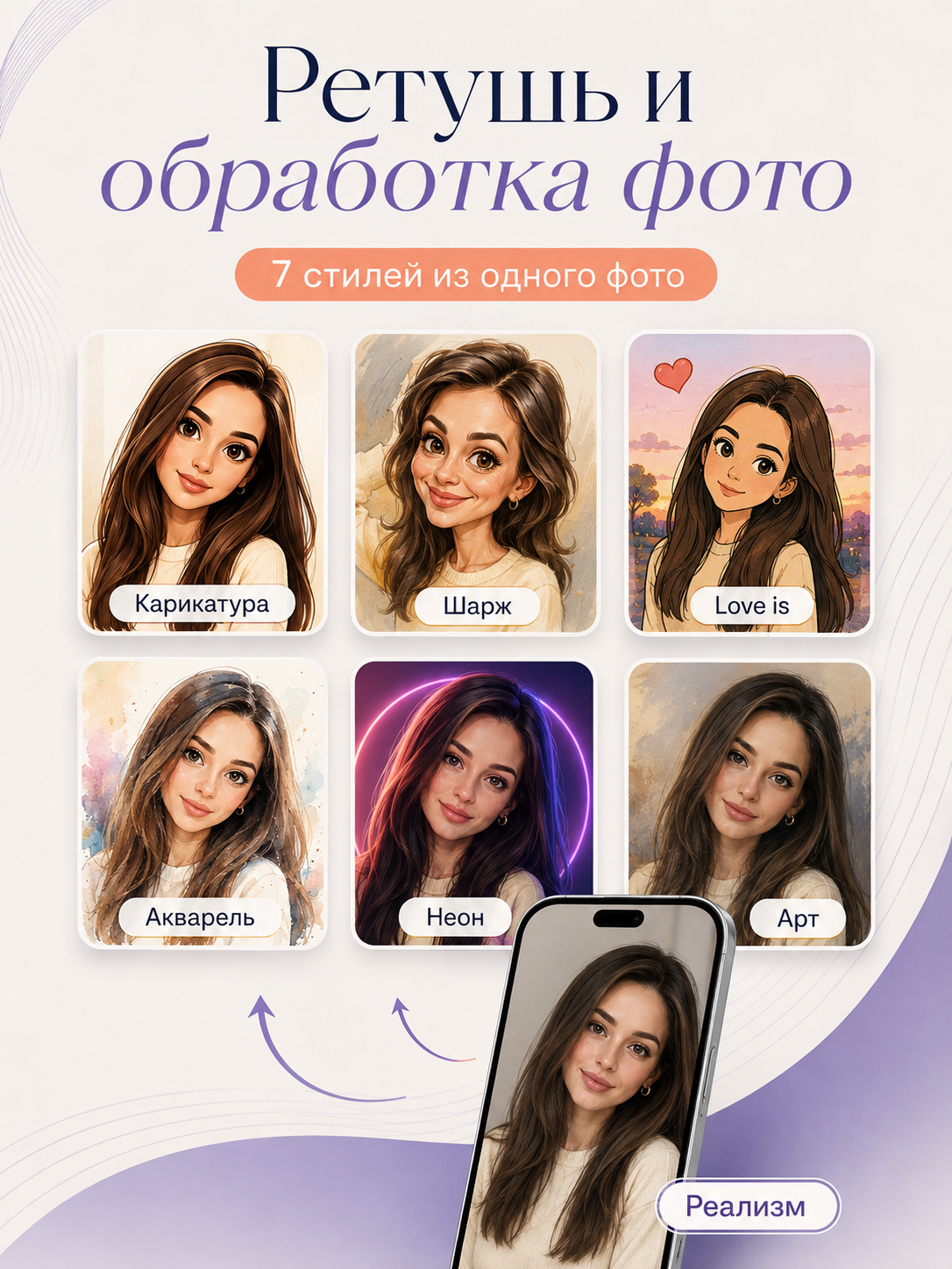 Картина по фото на холсте на заказ 50х50